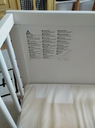 Minicuna Mecedora Ikea Blanca