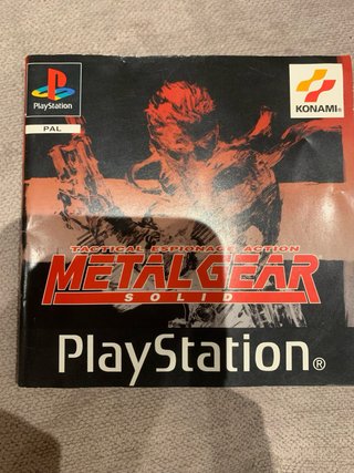 Metal Gear Solid PS1 PAL