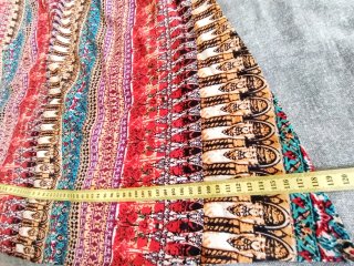 Vestido bohemio multicolor,62 cm sisa