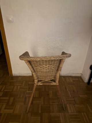 Silla de mimbre Ikea
