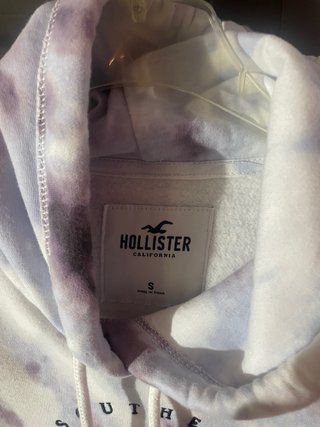 Sudadera Hollister Talla S Tie Dye Lila
