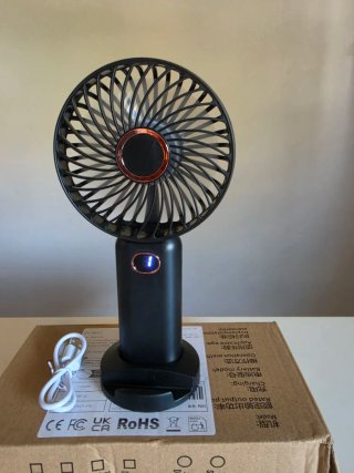 Ventilatore portatile ricaricabile 5 velocità