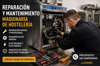 Reparación de hornos, lavavajillas, freidoras y