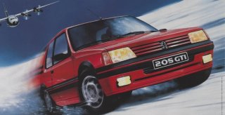 Peugeot 205 GTI Radiador de aire acondicionado