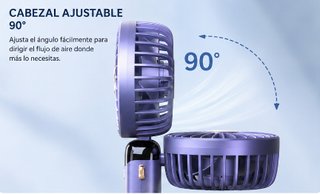 Ventilatore portatile ricaricabile 3000mAh