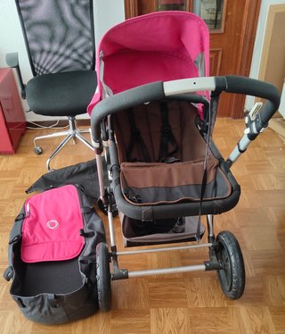 Carro de bebé Bugaboo rosa