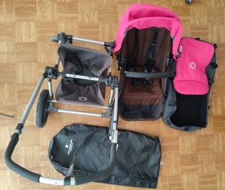 Carro de bebé Bugaboo rosa