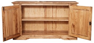 Credenza Country in legno massello di tiglio finit