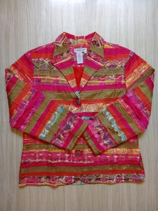 Chaqueta Blazer Étnica Vintage Coldwater Creek