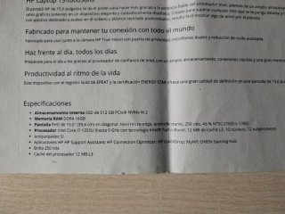 Ordenador portátil hp