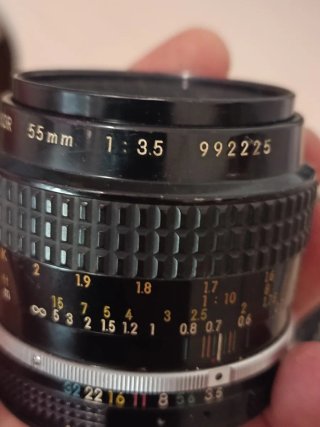 Nikon Nikkormat + Obiettivi Micro Nikkor 55mm