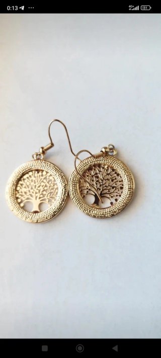 Orecchini Albero della Vita dorati Nax&Co