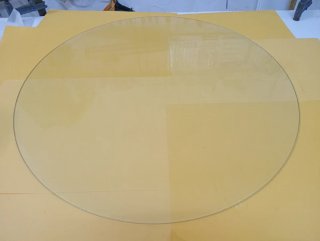 Cristal mesa redonda 90 cm