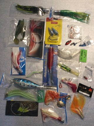 Lote de señuelos de pesca