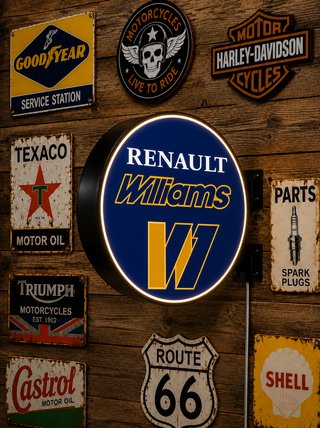 CARTEL LUMINOSO RENAULT WILLIAMS