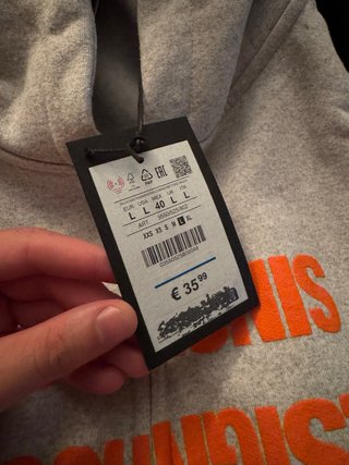 Sudadera Gris con Cremallera Pull&Bear