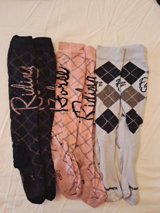 3 Pares Calcetines Equitación Talla 39-42