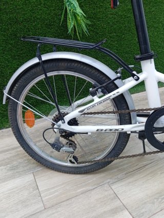 Bicicleta Plegable Blanca