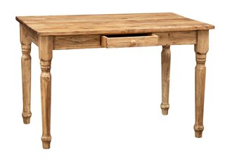 Tavolo scrittoio Country in legno massello di tigl