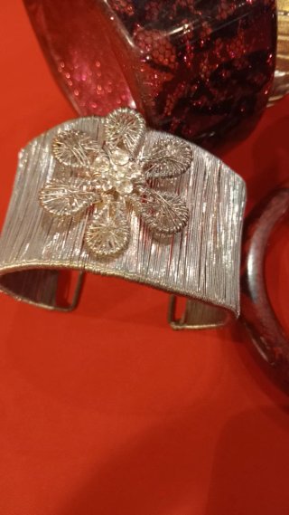 Lotto bracciali donna bangle materiali diversi