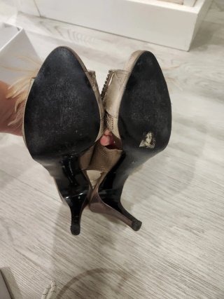 Zapatos de fiesta Adolfo Dominguez Beige