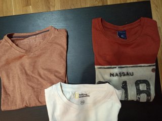 Lote 3 Camisetas XS de chico.