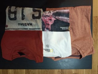 Lote 3 Camisetas XS de chico.