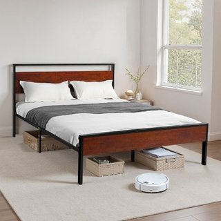 Struttura letto matrimoniale, 35 cm, in metallo ne