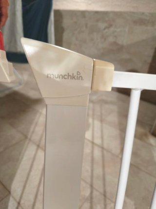 Barandilla seguridad escaleras blanca