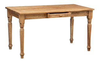 Tavolo fisso Country in legno massello di tiglio.