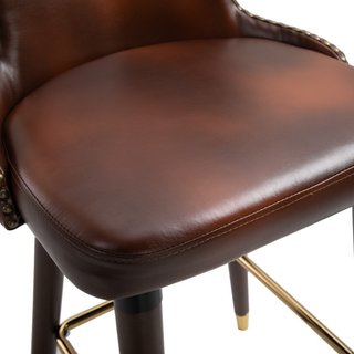 Juego de 2 taburetes de bar altos de estilo indust