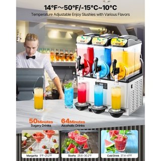Macchina commerciale per bevande ghiacciate, 15Lx3