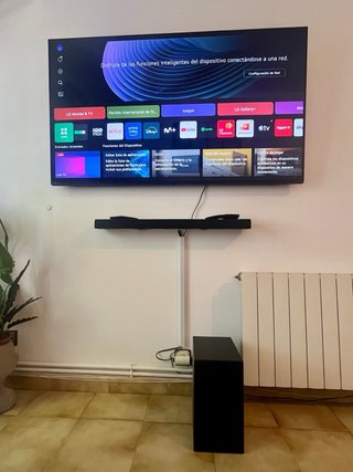 Smart TV LG + Barra Sonido Samsung (Opcional)