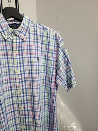 Camisa Polo Ralph Lauren cuadros manga corta