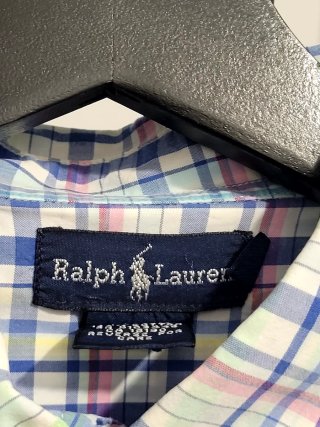 Camisa Polo Ralph Lauren cuadros manga corta