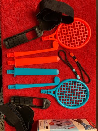 Kit sport 12 accessori Nintendo Switch con scatola