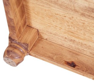 Tavolo da fumo Country in legno massello di tiglio