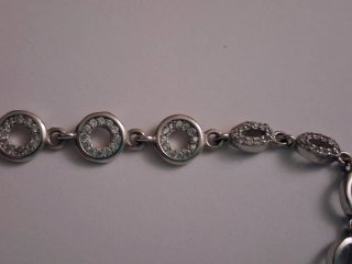Pulsera Plata con Circonitas .Nueva