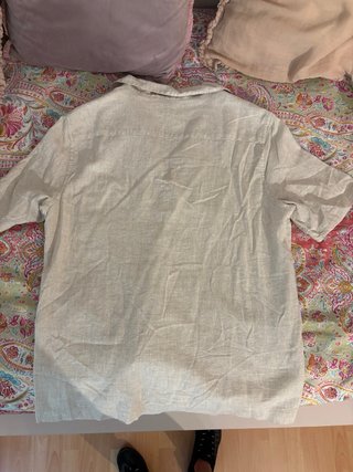 Camicia in lino H&M Beige Taglia M