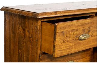 Cassettiera Country in legno massello di tiglio fi