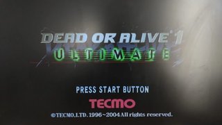Dead Or Alive 1 Ultimate Xbox - Ed. JP (en inglés)