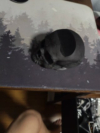 Calavera Negra Soporte Mando