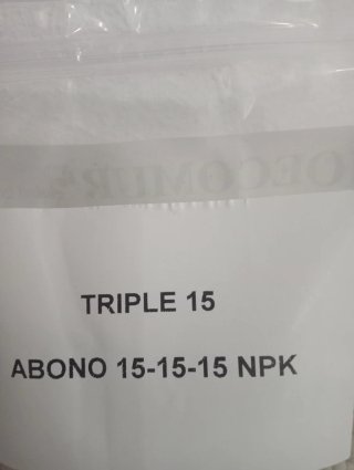 Fertilizante Triple 15 NPK 1kg