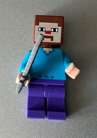 Minifigure Steve Minecraft (comp. LEGO)