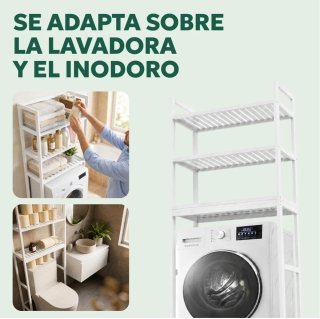 Estantería para lavadora GORILLA blanca