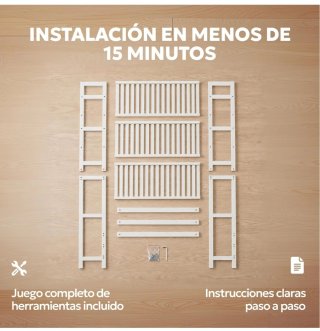 Estantería para lavadora GORILLA blanca