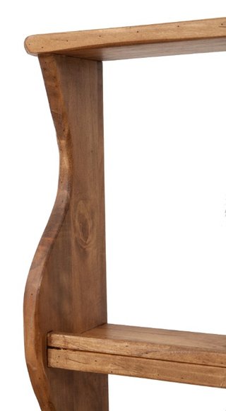 Piattaia in legno massello di tiglio con finitura