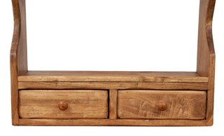 Piattaia in legno massello di tiglio con finitura
