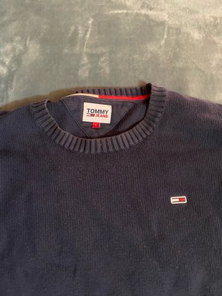 Jersey Tommy Jeans Essential Crew Neck Azul Marino