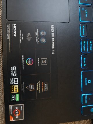 ASUS TUF Gaming A15 Ryzen 7 / 40GB RAM / W11